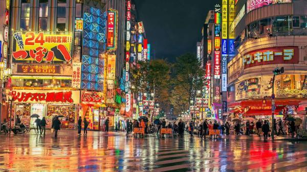 ثبت تصاویر زمین لرزه به وسیله دوربین های شهری توکیو